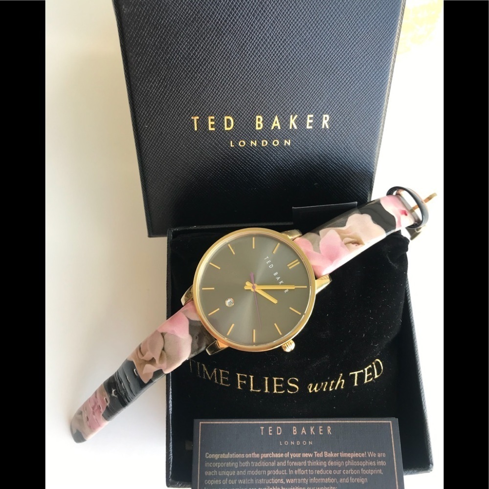 Ted Baker London Watch leather strap. Box included